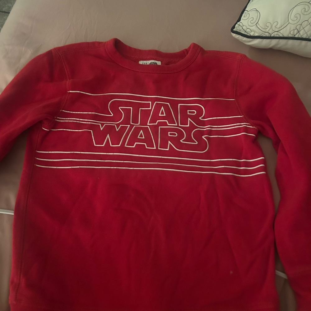 Star Wars Kids Red and White Sweatshirt
